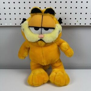 Garfield Plush Classic Orange Cat Stuffed Animal Paws‎ Vintage Style